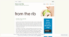 Desktop Screenshot of fromtherib.wordpress.com