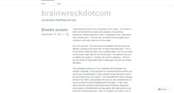 Desktop Screenshot of brainwreckdotcom.wordpress.com