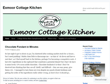 Tablet Screenshot of exmoorcottagekitchen.wordpress.com