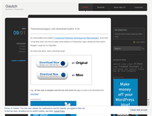 Tablet Screenshot of gautch.wordpress.com