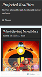 Mobile Screenshot of projectedrealities.wordpress.com