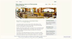 Desktop Screenshot of excelsiorcreekhotel.wordpress.com