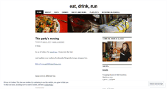Desktop Screenshot of eatdrinkrun.wordpress.com