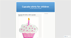 Desktop Screenshot of cupcakeshirts.wordpress.com