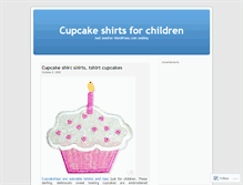 Tablet Screenshot of cupcakeshirts.wordpress.com