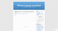 Desktop Screenshot of crmpratique.wordpress.com