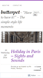 Mobile Screenshot of butterpet.wordpress.com