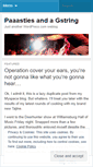 Mobile Screenshot of paaastiesgstring.wordpress.com
