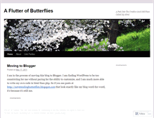 Tablet Screenshot of neverendingbutterflies.wordpress.com