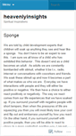 Mobile Screenshot of heavenlyinsights.wordpress.com