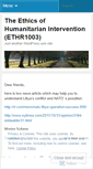 Mobile Screenshot of ethr1003.wordpress.com