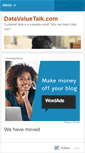 Mobile Screenshot of datavaluetalk.wordpress.com