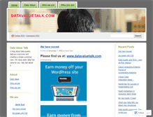 Tablet Screenshot of datavaluetalk.wordpress.com