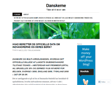 Tablet Screenshot of danskerne.wordpress.com