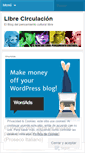 Mobile Screenshot of librecirculacion.wordpress.com