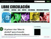 Tablet Screenshot of librecirculacion.wordpress.com