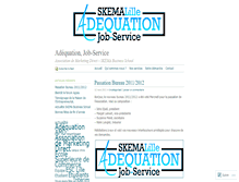 Tablet Screenshot of adequationjobservice.wordpress.com