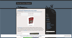 Desktop Screenshot of ferretcareexpert.wordpress.com