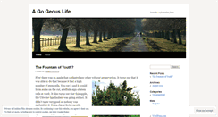 Desktop Screenshot of gogeous.wordpress.com