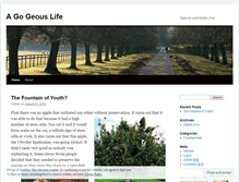 Tablet Screenshot of gogeous.wordpress.com