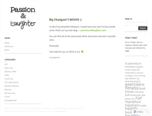 Tablet Screenshot of passionandlaughter.wordpress.com