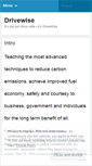 Mobile Screenshot of drivewiseorg.wordpress.com