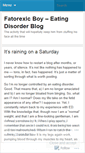 Mobile Screenshot of fatorexic.wordpress.com