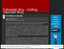 Tablet Screenshot of fatorexic.wordpress.com