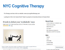 Tablet Screenshot of nyccognitivetherapy.wordpress.com