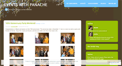 Desktop Screenshot of eventswithpanache.wordpress.com