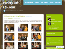 Tablet Screenshot of eventswithpanache.wordpress.com