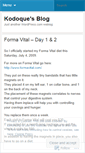 Mobile Screenshot of kodoque.wordpress.com