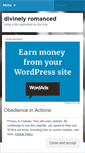 Mobile Screenshot of divinelyromanced.wordpress.com