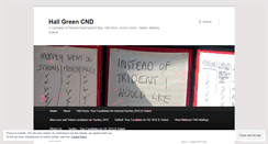 Desktop Screenshot of hallgreencnd.wordpress.com