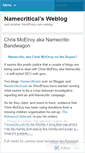 Mobile Screenshot of namecritical.wordpress.com