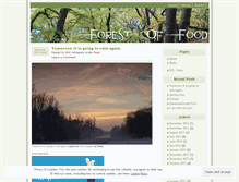 Tablet Screenshot of forestoffood.wordpress.com