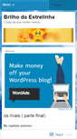 Mobile Screenshot of brilhodaestrelinha.wordpress.com
