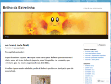 Tablet Screenshot of brilhodaestrelinha.wordpress.com