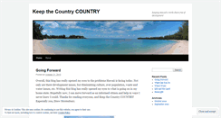 Desktop Screenshot of keepthecountrycountry.wordpress.com