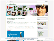 Tablet Screenshot of lovekimbum.wordpress.com