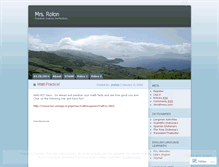 Tablet Screenshot of jrolon.wordpress.com