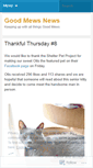 Mobile Screenshot of goodmewsnews.wordpress.com