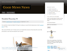 Tablet Screenshot of goodmewsnews.wordpress.com