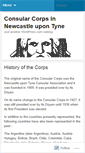 Mobile Screenshot of consularcorps.wordpress.com