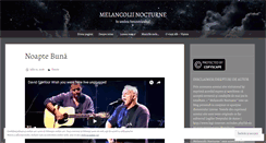 Desktop Screenshot of melancolisme.wordpress.com