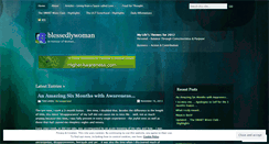 Desktop Screenshot of blessedlywoman.wordpress.com