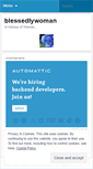 Mobile Screenshot of blessedlywoman.wordpress.com