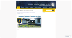 Desktop Screenshot of colegiocarmelacarvajaldeprat.wordpress.com