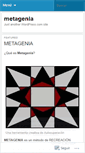 Mobile Screenshot of metagenia.wordpress.com