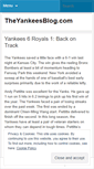 Mobile Screenshot of nyyblog.wordpress.com